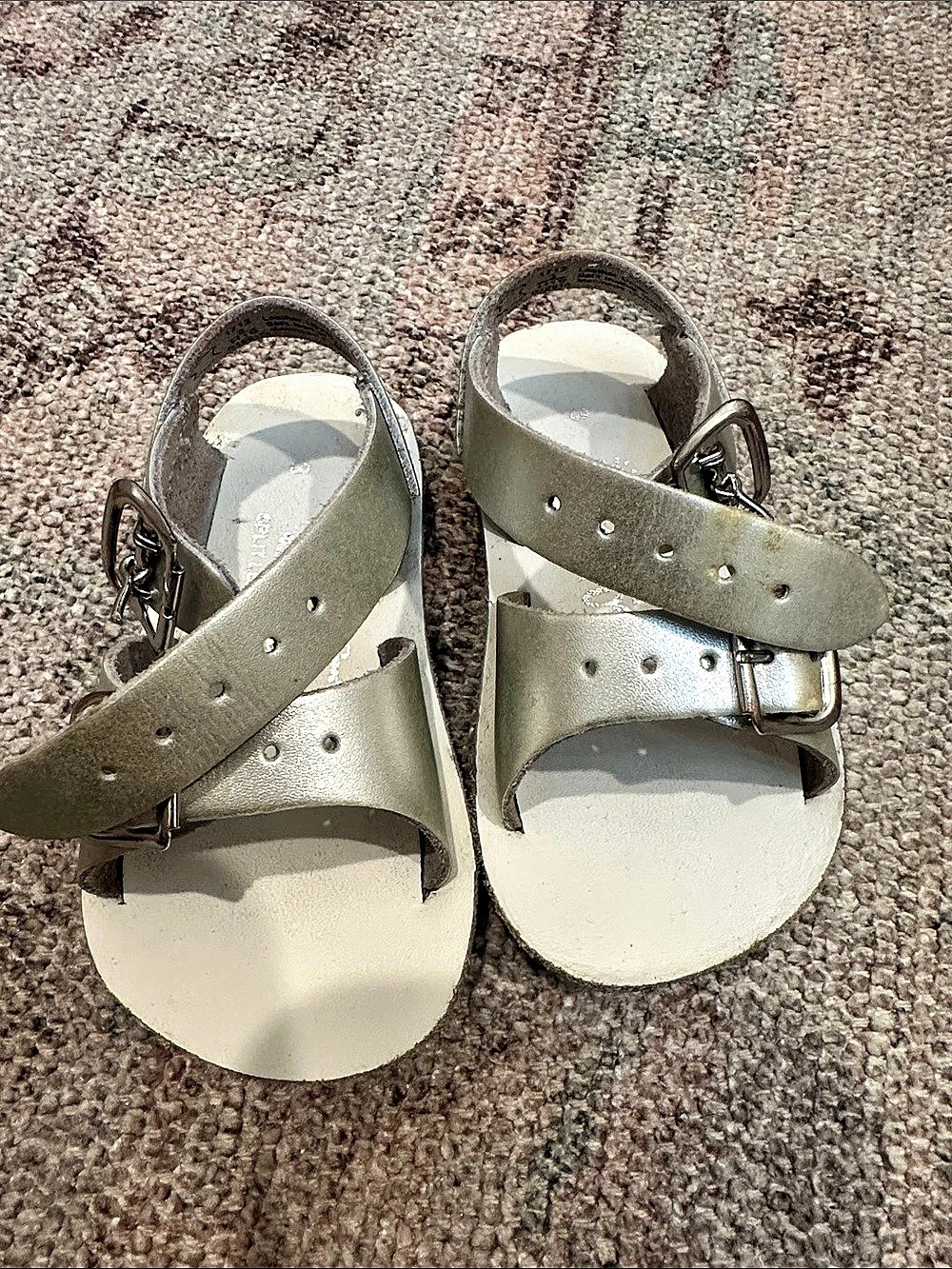 Salt Water Sandals Sun-San Sea Wee Sandals Silver